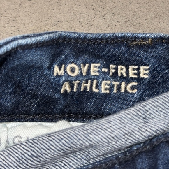 American Eagle Outfitters Move Free Athletic Jeans 30x30 Blue Jeans Destroyed - Picture 5 of 7